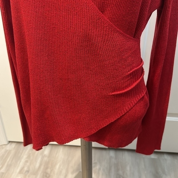 BLUE SOL METALLIC THREAD SWEATER SZ XL CAREER EVERYDAY DATE NIGHT HOLIDAY - Picture 5 of 8